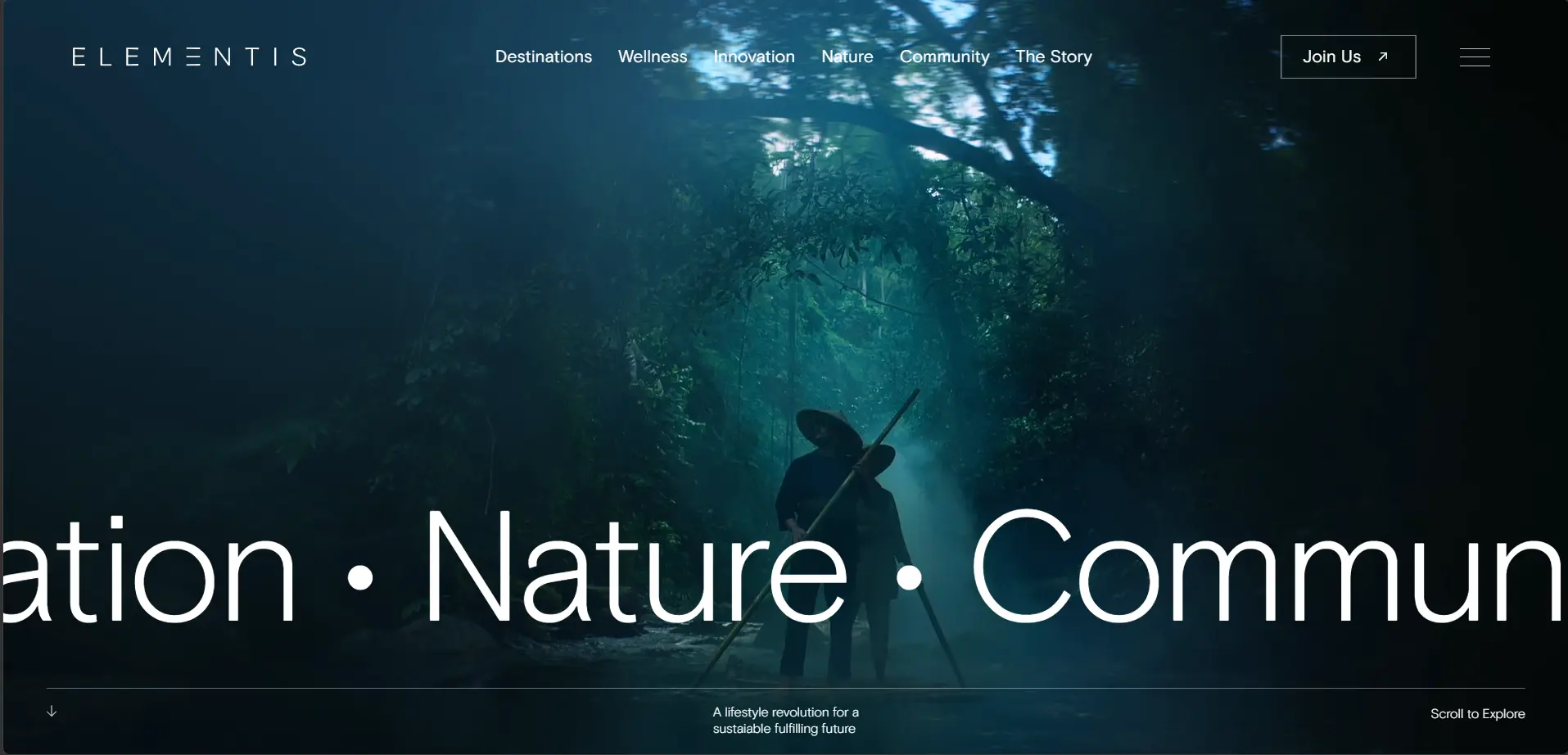 Elementis Website Clone project preview